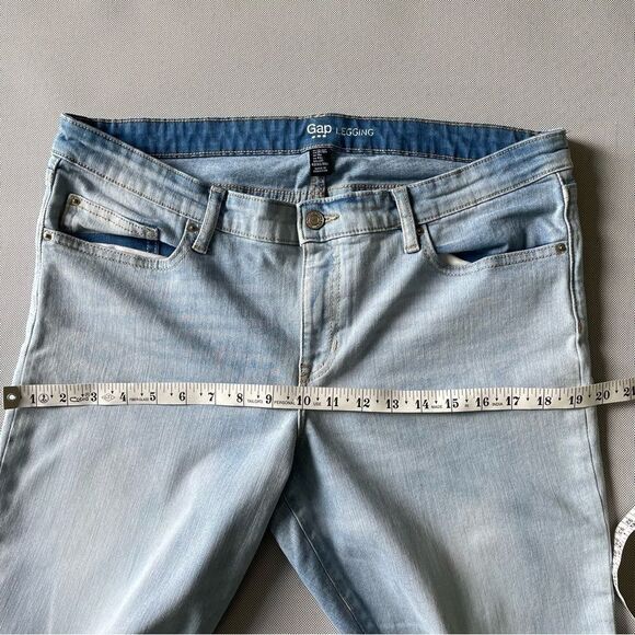 Gap Light Wash Legging Stretch Jeans Women’s Size 14 - Picture 3 of 9